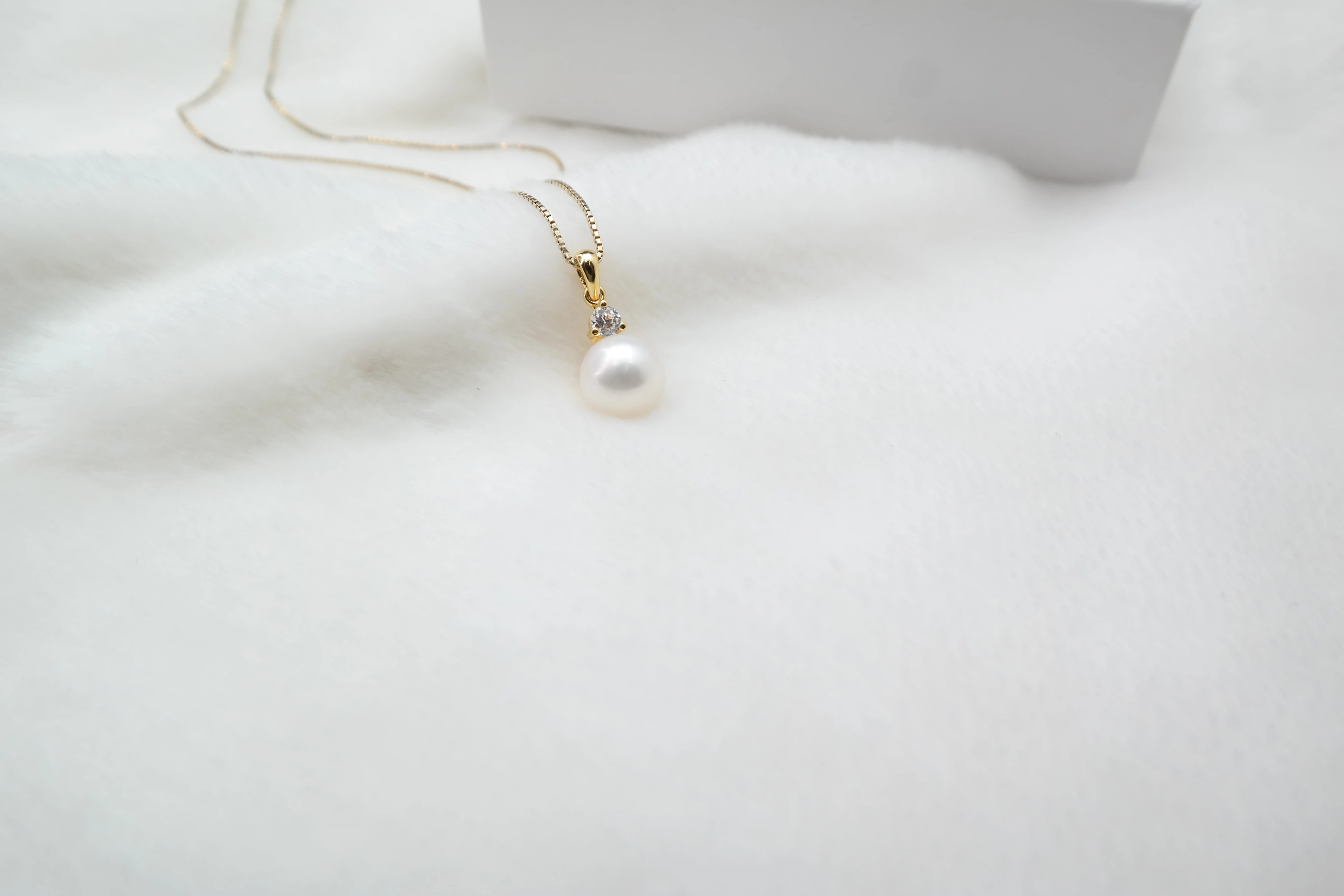 MẶT DÂY CHUYỀN NGỌC TRAI VÀNG 18K 9MM